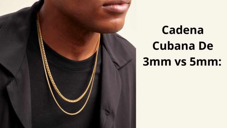 Cadena Cubana De 3mm vs 5mm